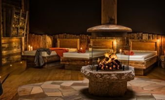 Rilassarsi nella area relax dopo la sauna nel nostro hotel benessere a Dobbiaco