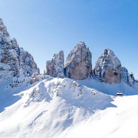 The Three Peaks in Winter - Winter vacation in Toblach