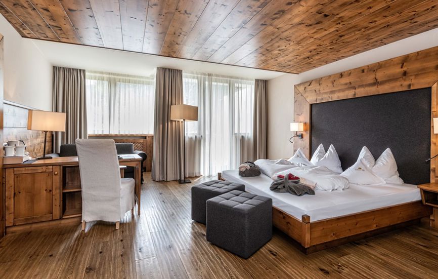 Doppelzimmer Landro Lodge in Toblach