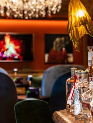 Das Sortiment unserer Bar - Hotel Santer mit Restaurant in Toblach