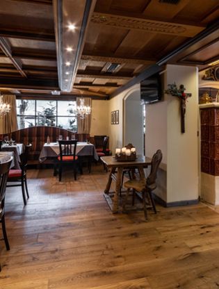 Unser Restaurant in Toblach - Hotel Santer