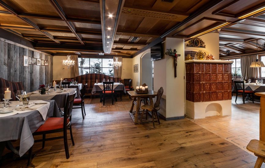 Unser Restaurant in Toblach - Hotel Santer