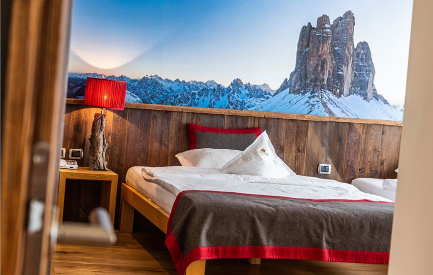 Saskia's love for nature and the mountains is mirrored also in her Suite Lodge