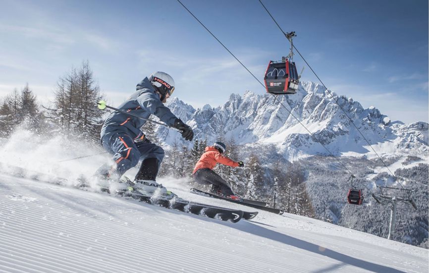 Urlaub in Toblach: Skifahren