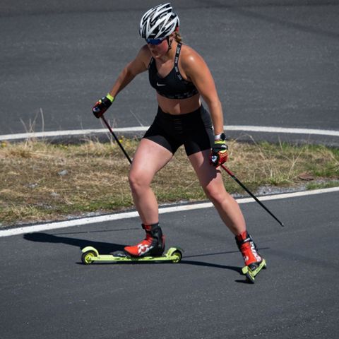 Dobbiaco in estate: Roller skating