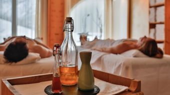 Paarmassage in unserem Wellnesshotel in Toblach