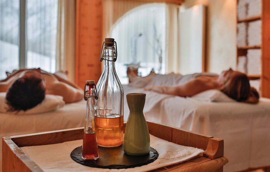 Massaggio di coppia nel nostro romantico hotel con spa a Dobbiaco