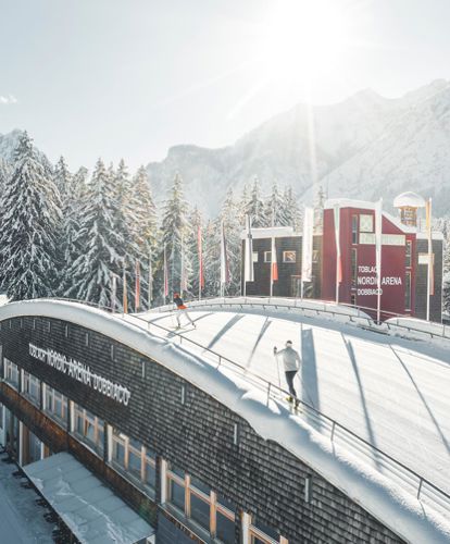 Cross-Country Skiing in Toblach