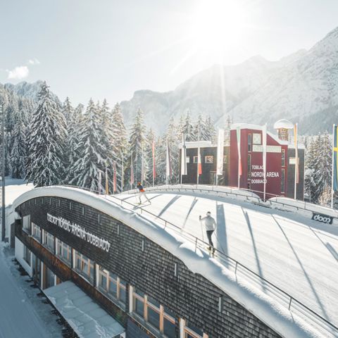 Cross-Country Skiing in Toblach