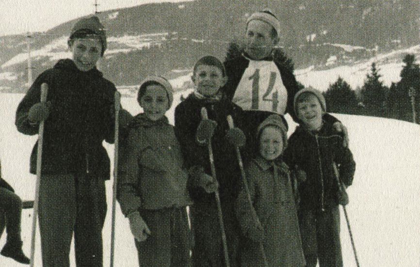 Winter sport has always been a big passion of the whole Santer family