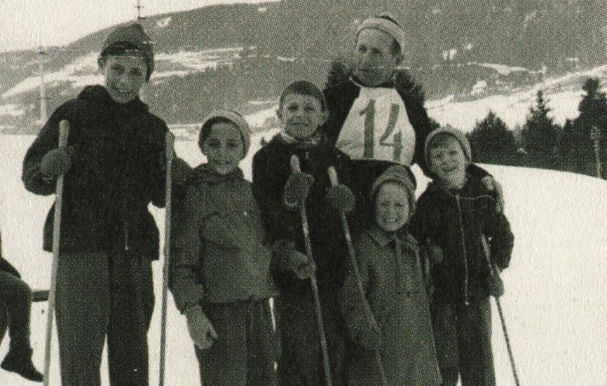 Wintersport gehörte schon immer zu den Leidenschaften der Familie Santer