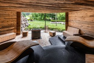 La nostra nuova sauna panoramica