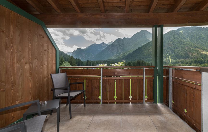 Balkon - Doppelzimmer Landro Lodge