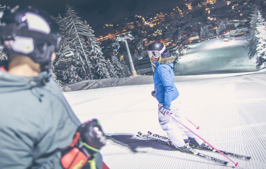 Holidays in Toblach: Night Skiing