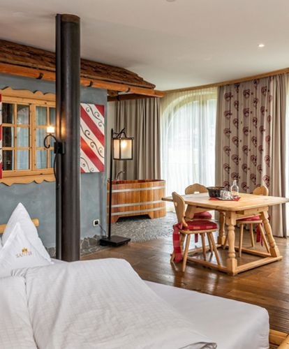 The Suite Lodge Jürgen recalls a traditional farmer's suite and can house up to three people