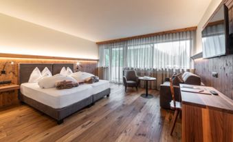 Doppelzimmer Landro Lodge in Toblach