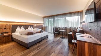 Doppelzimmer Landro Lodge in Toblach