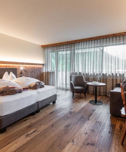 Doppelzimmer Landro Lodge in Toblach