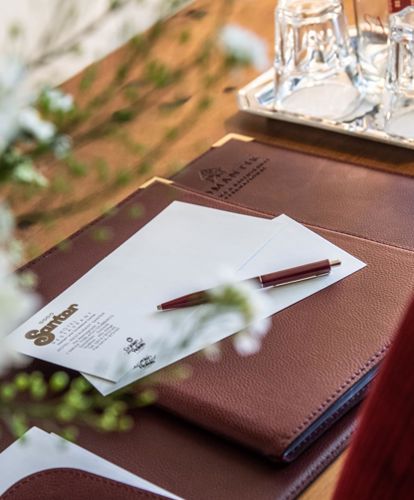 The Desk of the Romantik Suite Lodge